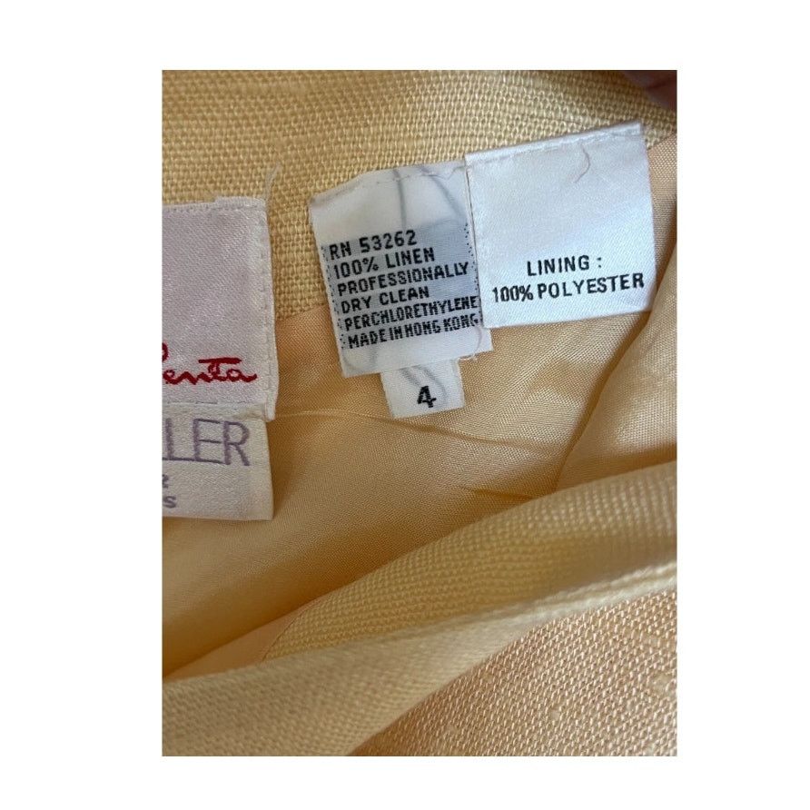 Oscar De La Renta VINTAGE 70'S Oscar De La Renta Couture SKIRT + MATCHING TOP Size 27" / US 4 / IT 40 - 12 Thumbnail