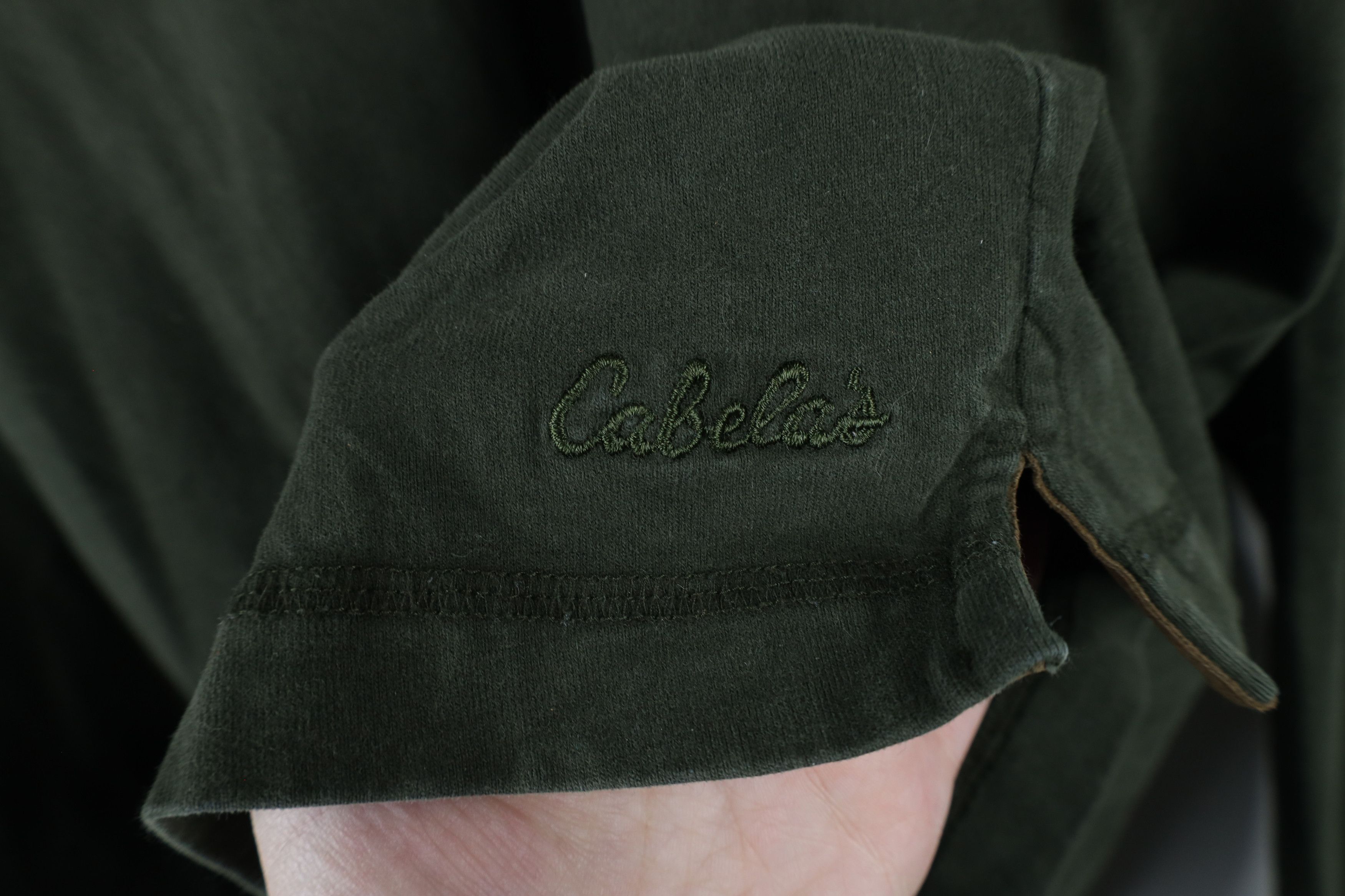 Cabelas × Vintage Vintage Cabelas Blank Heavyweight Long Sleeve Henley T-Shirt Size US XXL / EU 58 / 5 - 4 Thumbnail