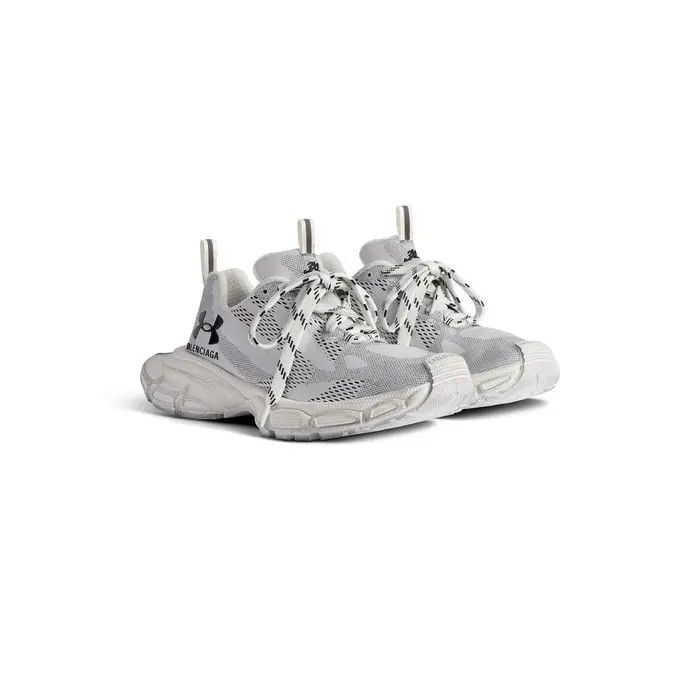 Balenciaga × Under Armour o1mt1gz1125 Under Armour® 3XL Knit Sneakers in White/Black Size US 6 / EU 39 - 2 Thumbnail