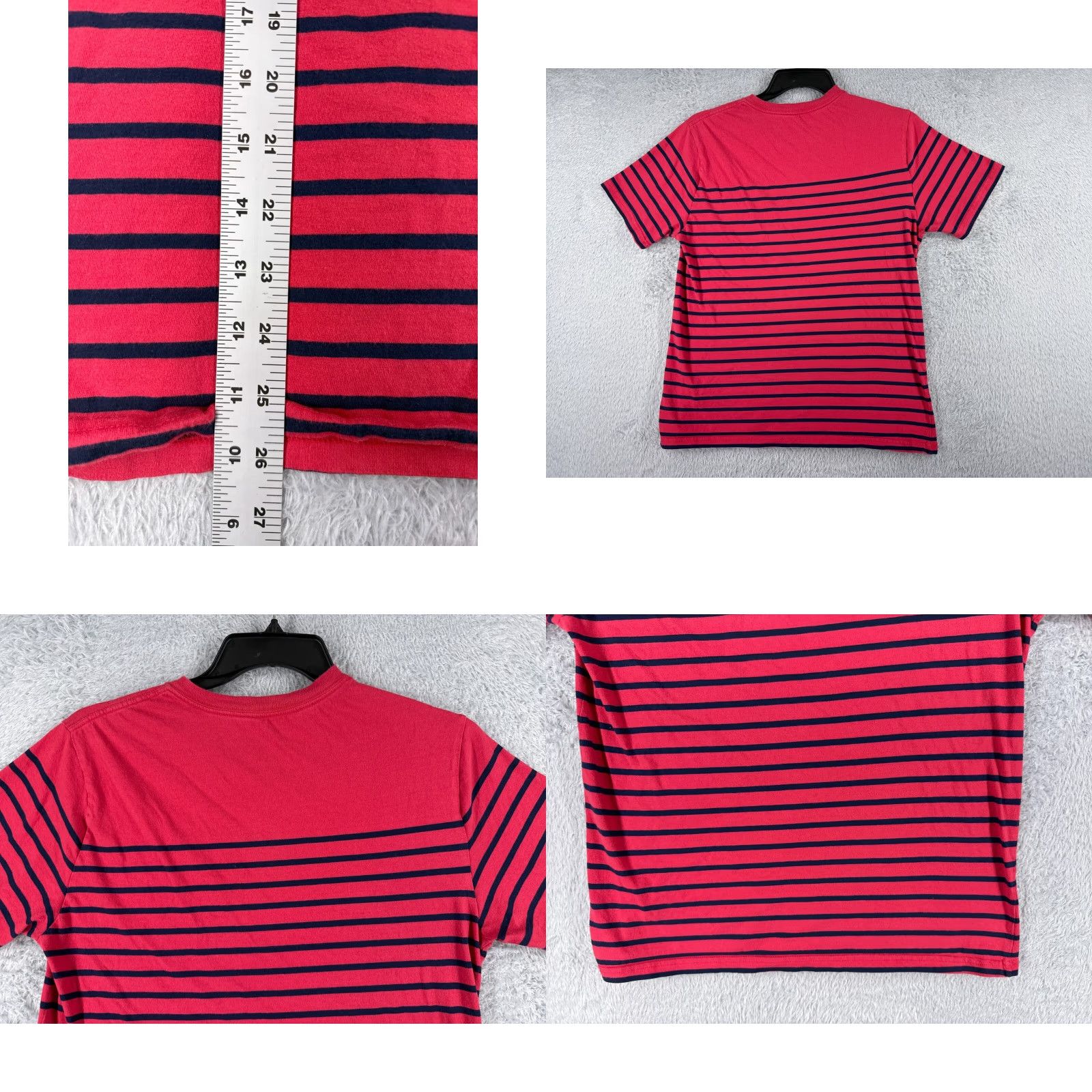 Ralph Lauren Ralph Lauren Polo Shirt Adult XL Blue Stripe Pocket V-Neck Cotton Jersey Embroidered Logo Sports Classic Men’s Shirt Size US XL / EU 56 / 4 - 9 Thumbnail