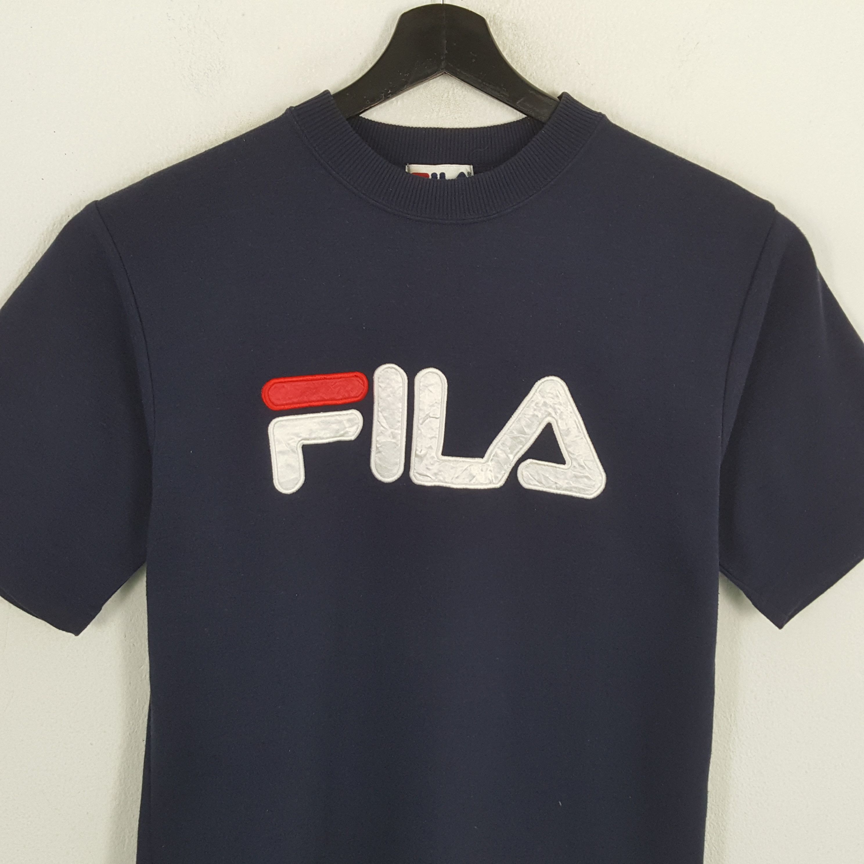 Fila × Vintage FILA Spellout Design Tshirt Size US M / EU 48-50 / 2 - 2 Thumbnail