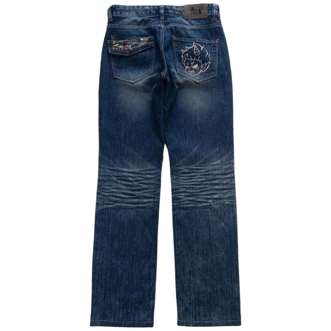Other Vintage Monster Big Train Japanese Denim Jeans Size W31 Size US 31 - 3 Thumbnail