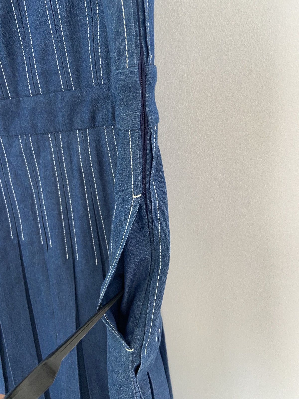 Loro Piana Loro Piana Blue Denim Dress Size M / US 6-8 / IT 42-44 - 8 Thumbnail