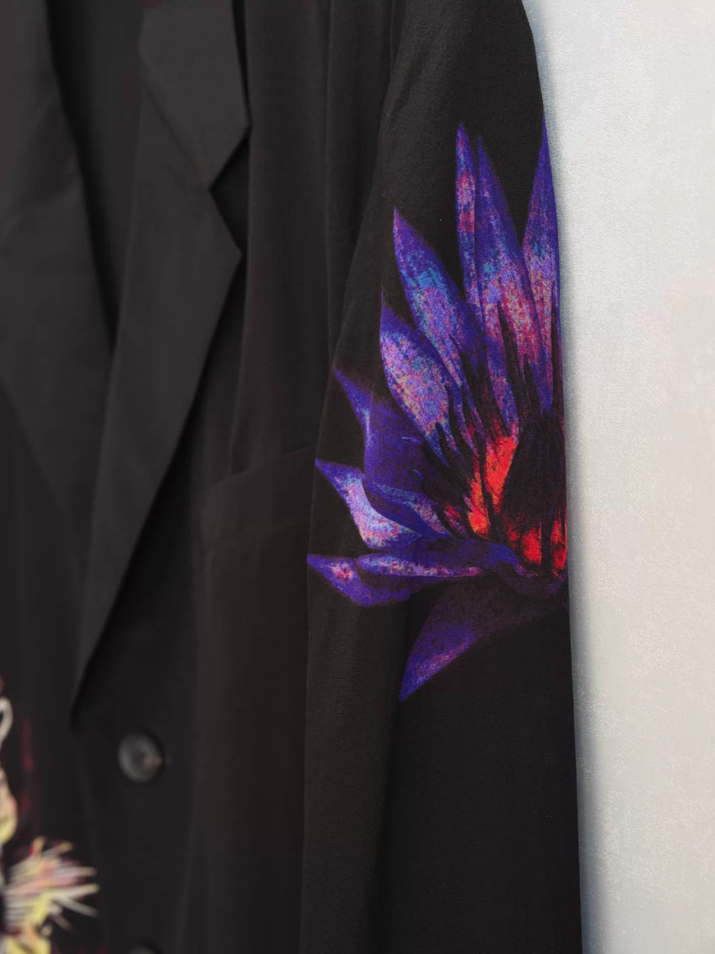 Yohji Yamamoto Yohji Yamamoto 25SS Floral Silk Jacket Size US M / EU 48-50 / 2 - 4 Thumbnail