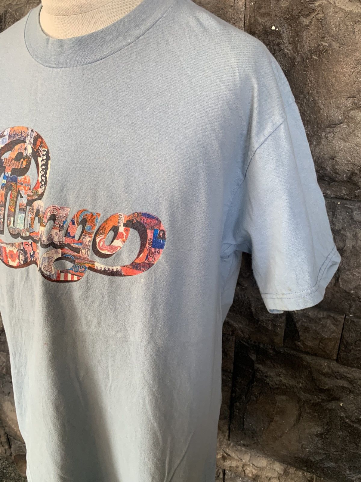 Band Tees × Vintage Vintage 90s Chicago Tour Rock Band T shirt Size US L / EU 52-54 / 3 - 3 Thumbnail