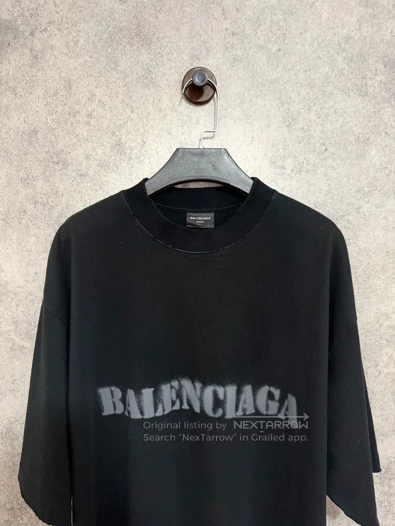 Balenciaga Balenciaga SS24 Blur Logo Tee. Size US M / EU 48-50 / 2 - 2 Thumbnail