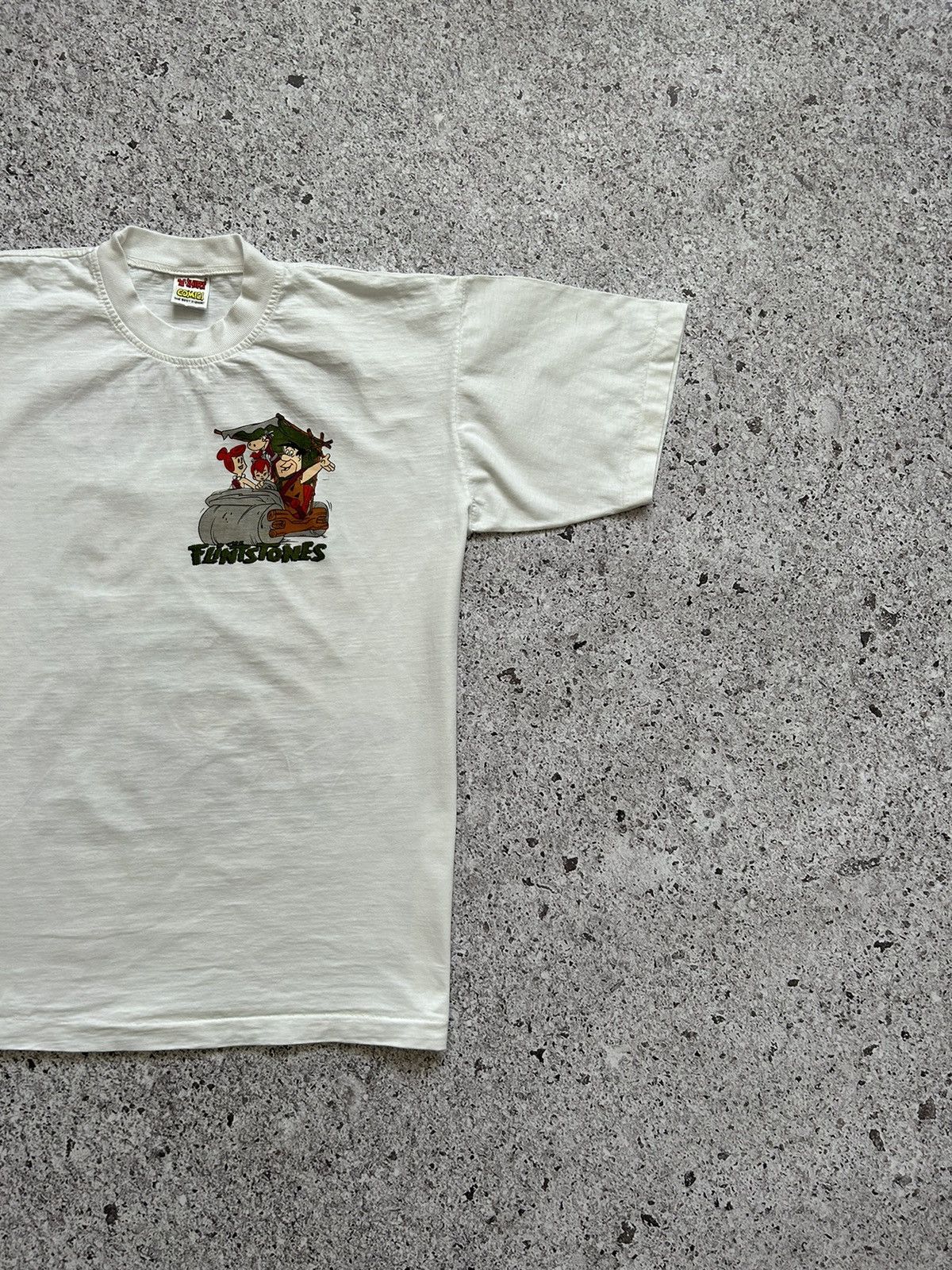 Cartoon Network × Vintage Vintage 90ʼs Cartoon THE FLINTSTONES T-Shirt Size US L / EU 52-54 / 3 - 8 Thumbnail