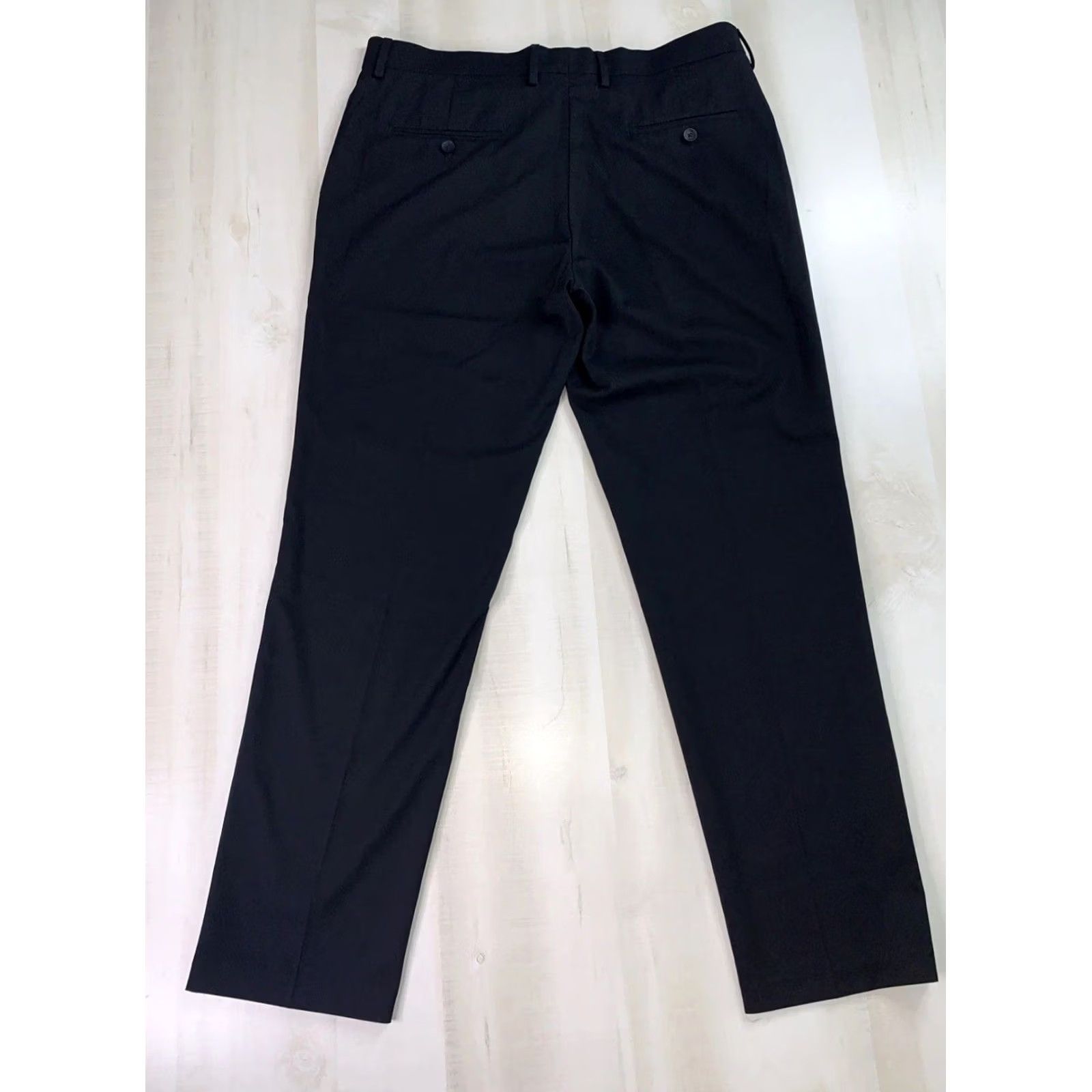 Haggar Haggar Dress Pants Mens 36x32 Straight Fit Black Premium EUC-12790 Size US 36 / EU 52 - 7 Thumbnail