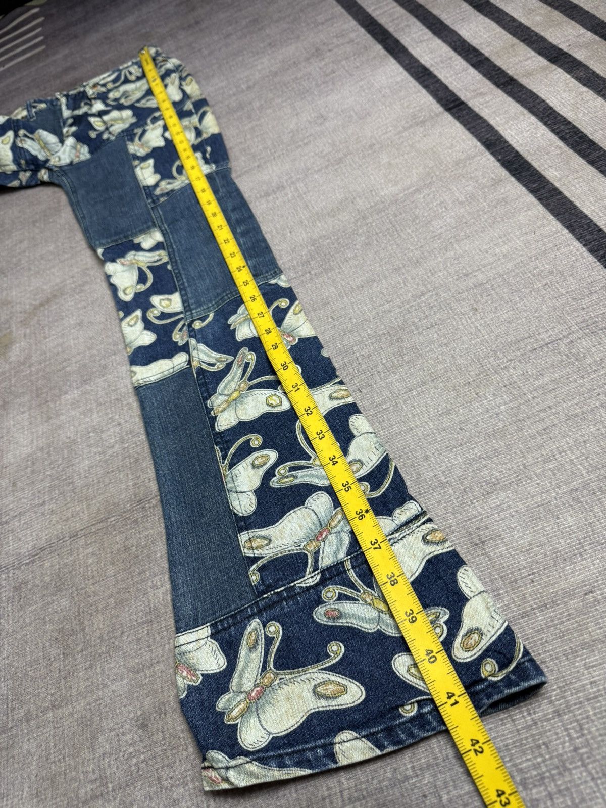 Kapital CHEVIGNON PACT WORK CUT AND PAST DENIM PANTS Size US 29 - 15 Thumbnail