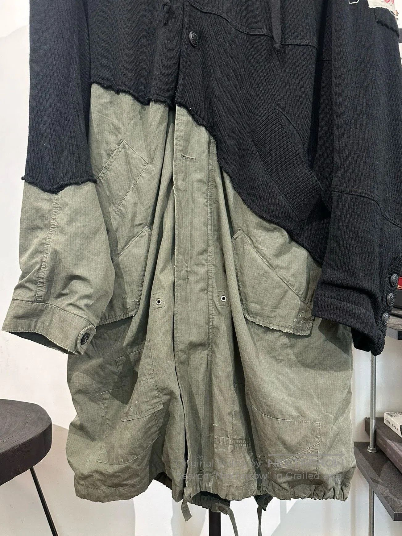 Greg Lauren Greg Lauren x Paul&Shark Military Wool Hooded Trench. Size US L / EU 52-54 / 3 - 4 Thumbnail