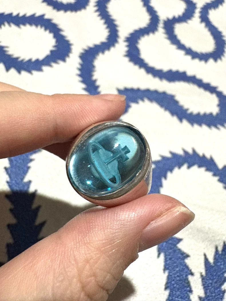 Vivienne Westwood Vivienne Westwood Early vintage blue fat planet illusion r Size ONE SIZE - 1 Thumbnail