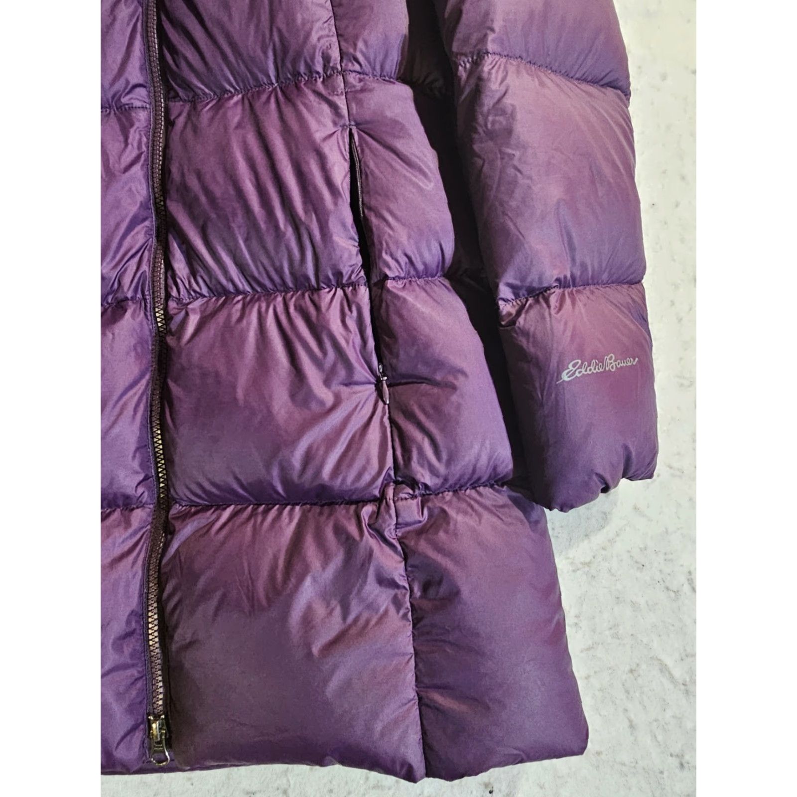 Eddie Bauer VINTAGE Eddie Bauer Parka Jacket Women Medium Fur Lined Goose Down Puffer Coat 90s Outdoor Size M / US 6-8 / IT 42-44 - 4 Thumbnail