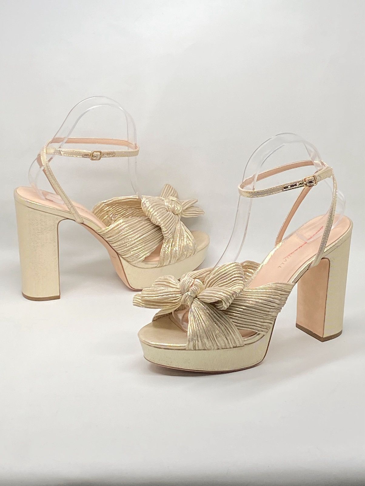 Loeffler Randall Loeffler Randall Natalia Pleated Platform Sandals size 8 Size US 8 / IT 38 - 9 Thumbnail