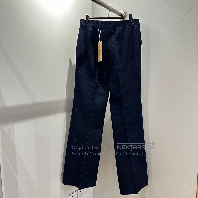 Loro Piana Loro Piana Solid color wide-leg denim trousers Size 28" / US 6 / IT 42 - 2 Thumbnail