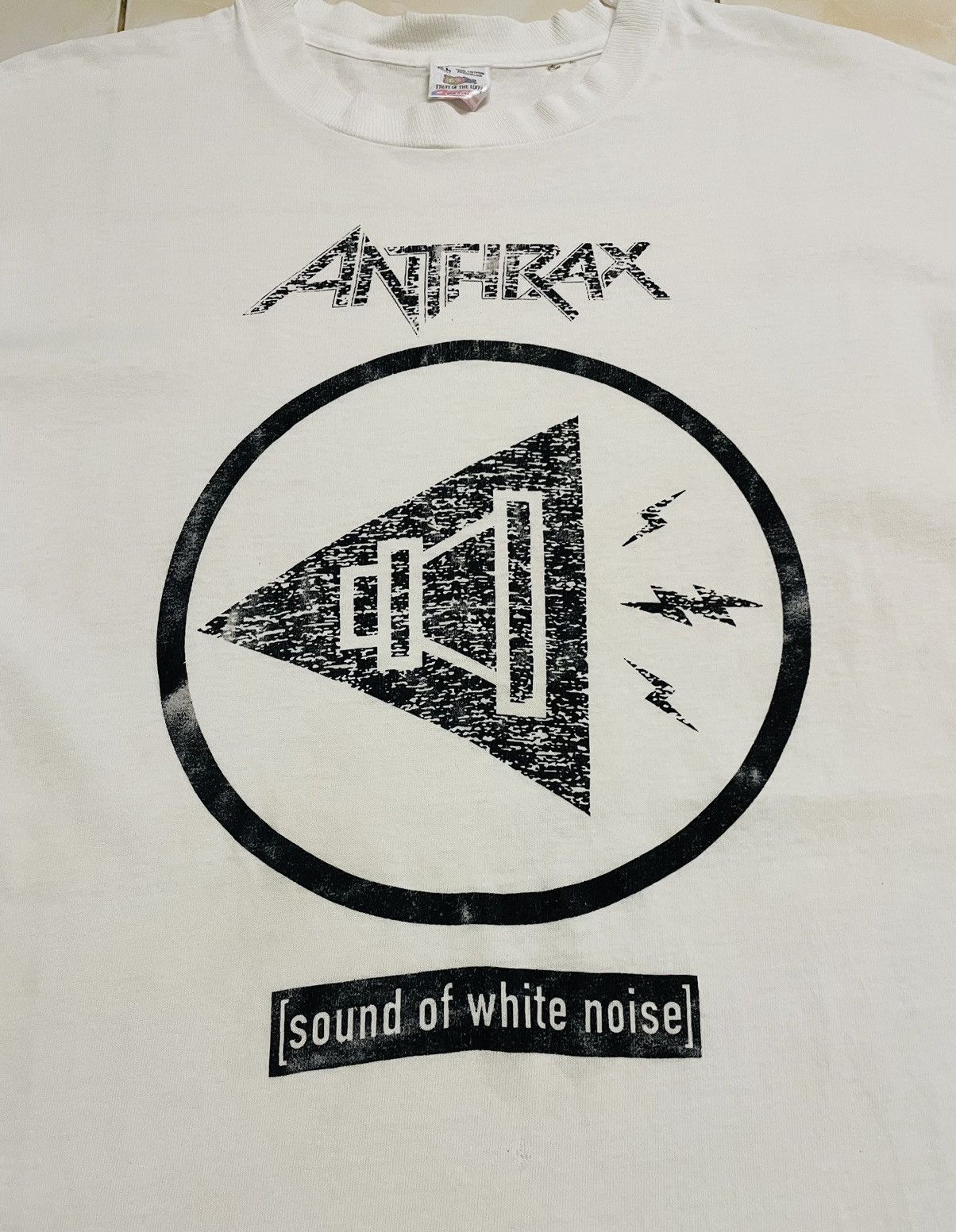 Band Tees VINTAGE ANTHRAX sound of white Noise 90s SHIRTS Size US XL / EU 56 / 4 - 3 Thumbnail