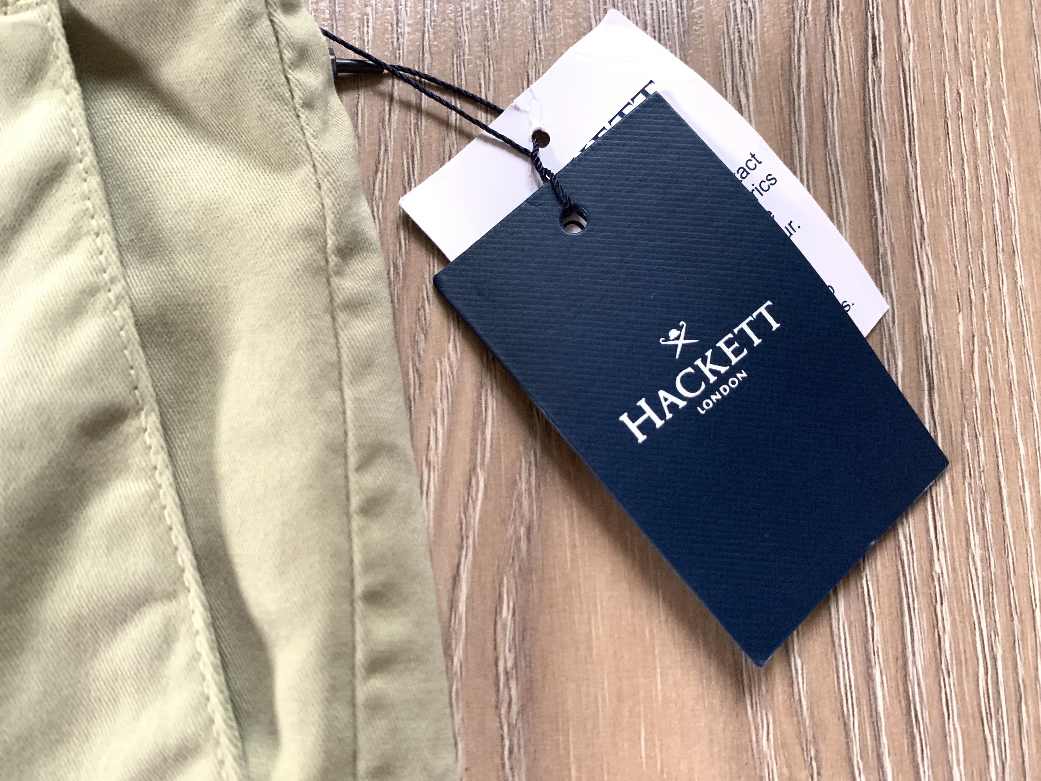 Designer × Hackett Hackett London Men's New Cotton Chino Pants Size US 36 / EU 52 - 7 Thumbnail