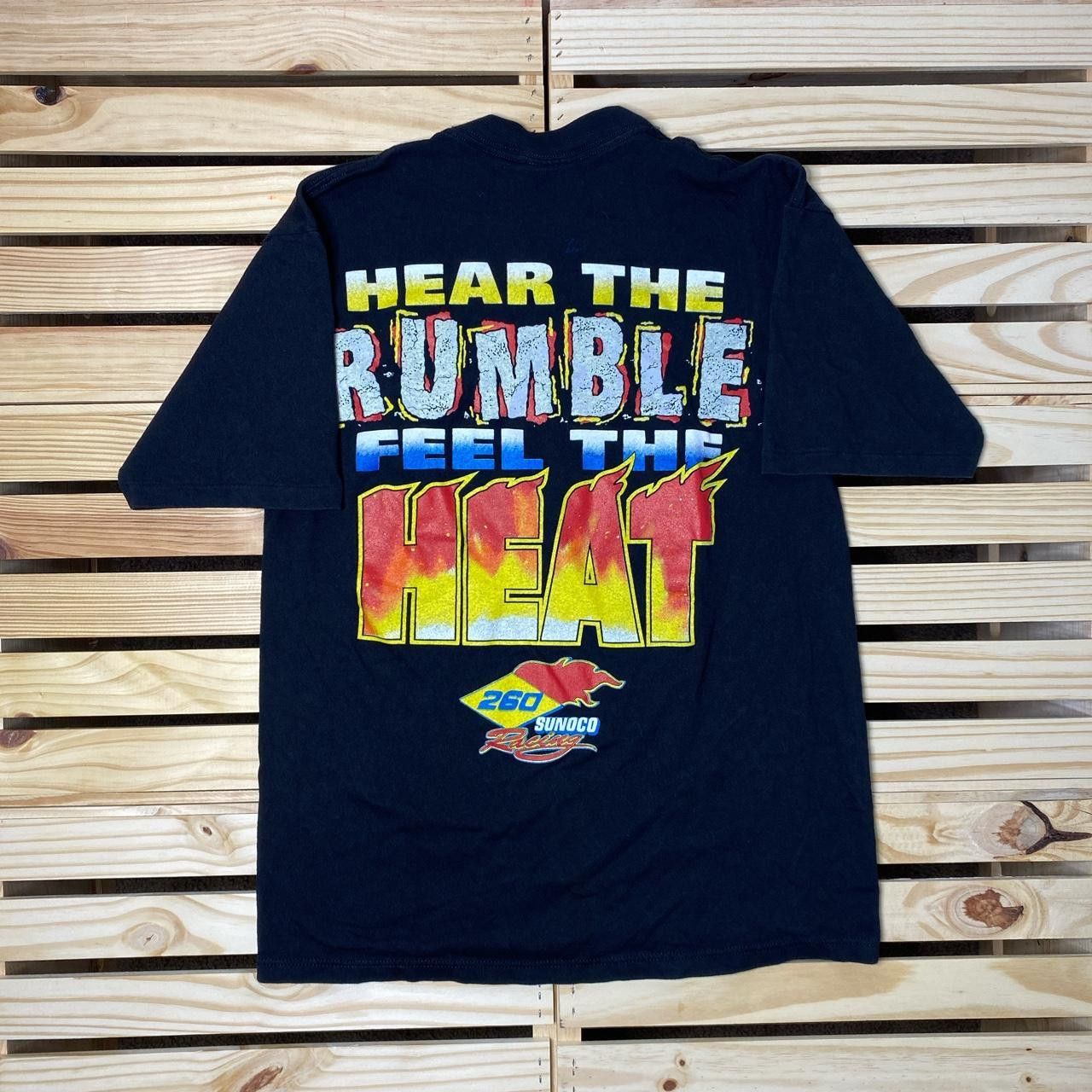 NASCAR Vintage NASCAR x Jeff Fuller Black Racing Tee Size Medium Size US M / EU 48-50 / 2 - 2 Thumbnail