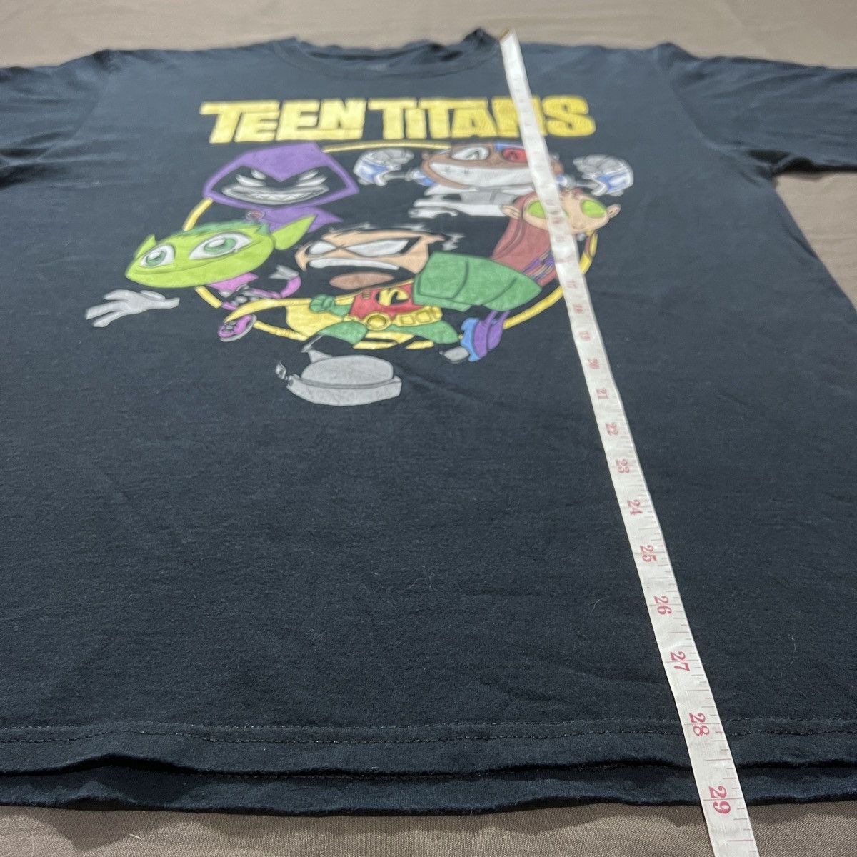 Cartoon Network × DC Comics Teen Titans TV series Promo Tee Robin Cyborg Size US L / EU 52-54 / 3 - 7 Thumbnail