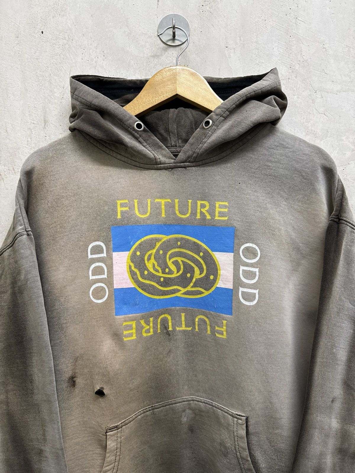 Odd Future Distressed Odd Future Gucci Inspired Faded Hoodie Size US XL / EU 56 / 4 - 2 Thumbnail