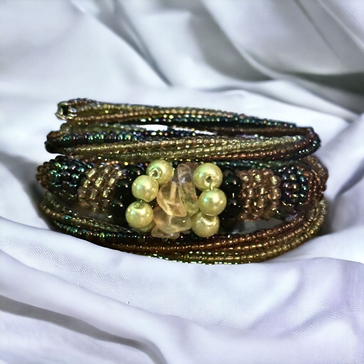 Other Seed bead wire wrap bracelet Size ONE SIZE - 1 Thumbnail