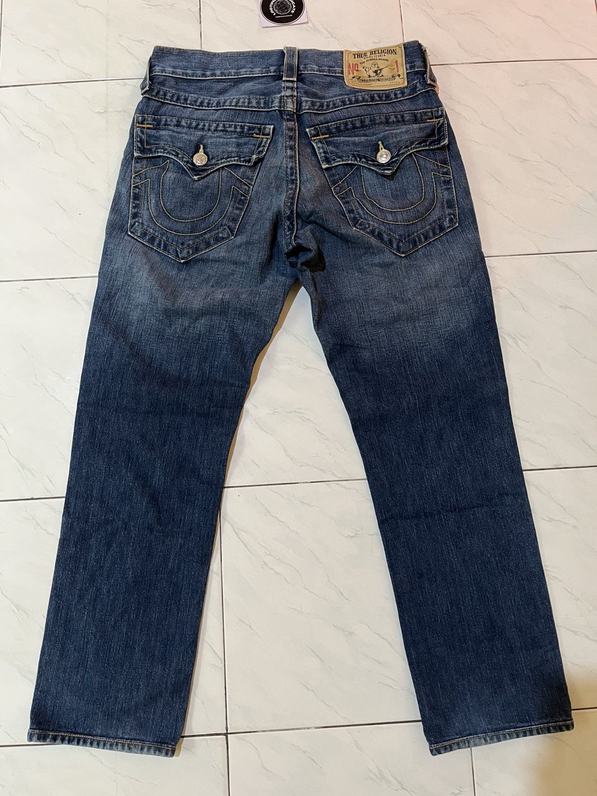 True Religion 🔥 True Religion Slim Fit Denim Jeans Size US 29 - 4 Thumbnail