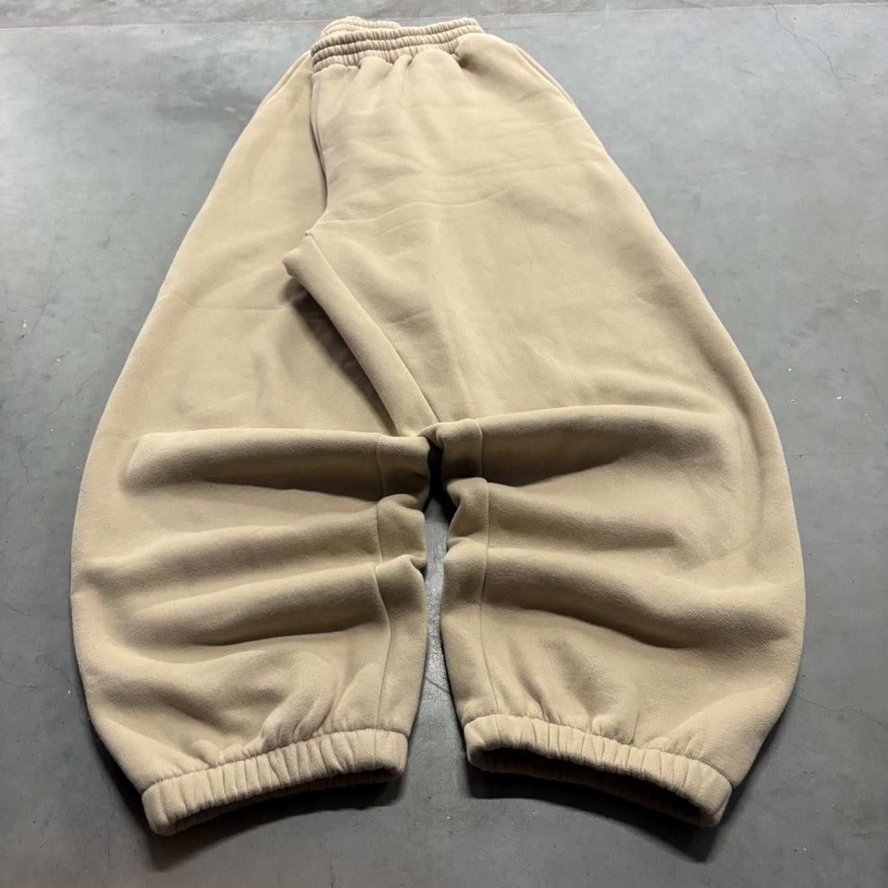 Vintage Crazy Vintage Y2K/2000s Baggy Brown Beige tan Anrabess Loungewear Sweatpants! Size US 32 / EU 48 - 2 Thumbnail