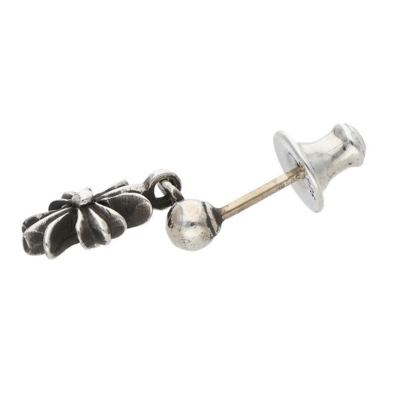 Chrome Hearts Chrome Hearts Tiny ECH Plus Drop Silver Earring Size ONE SIZE - 4 Thumbnail