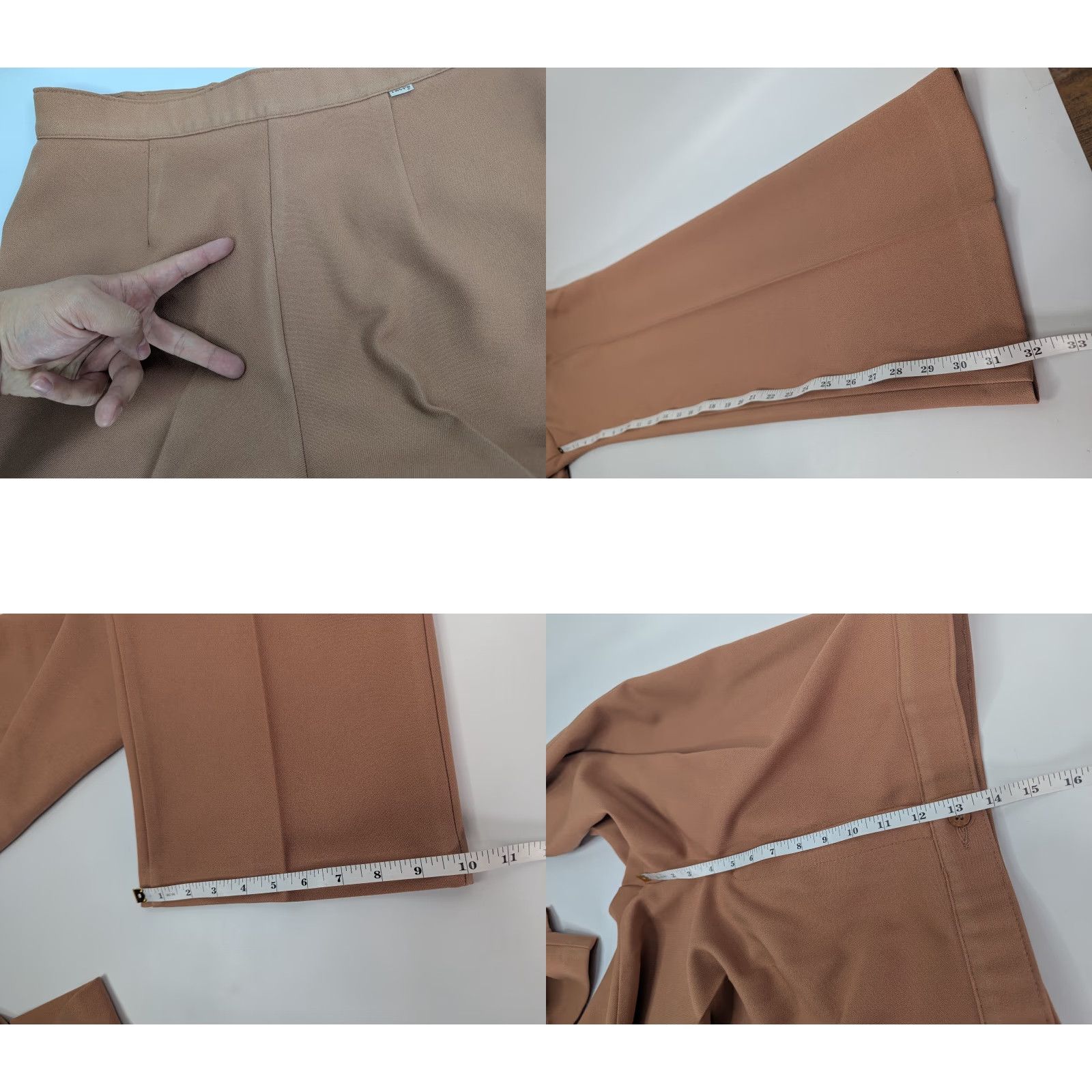 Levi's Vintage Levi's Wide Leg Pants 34 Regular Brown Disco 70s 80s Scovill High Rise Trouser Men’s Girls? Size 24" / US 00 / IT 34 - 8 Thumbnail