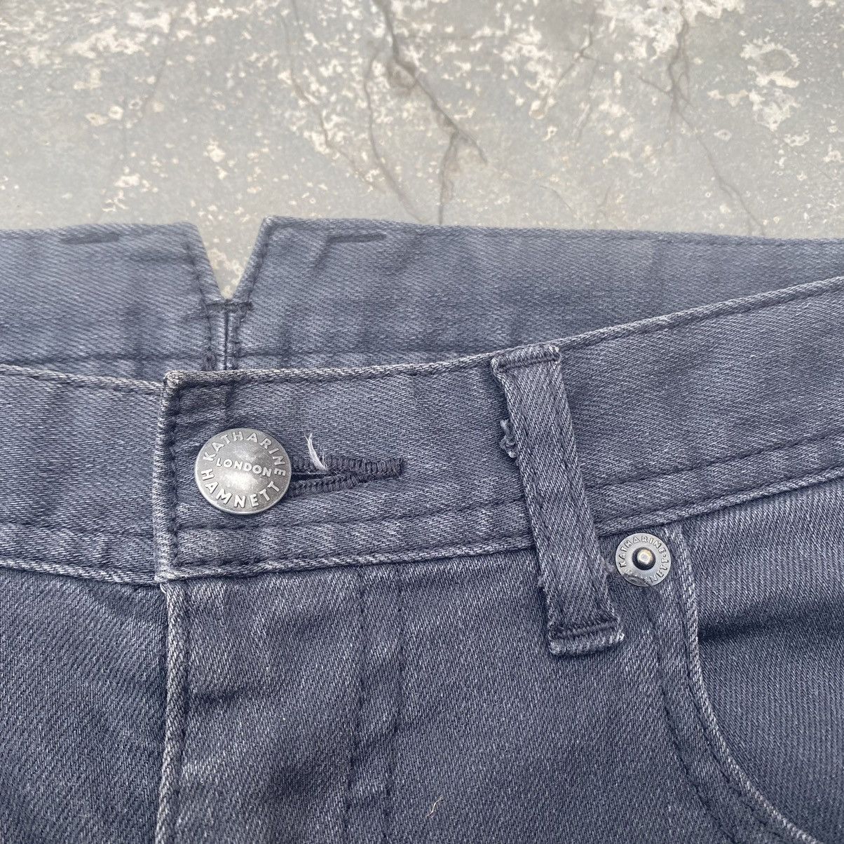 Katharine Hamnett London KATHARINE HAMNETT Stretchable Slim Fit Jeans Size US 31 - 6 Thumbnail
