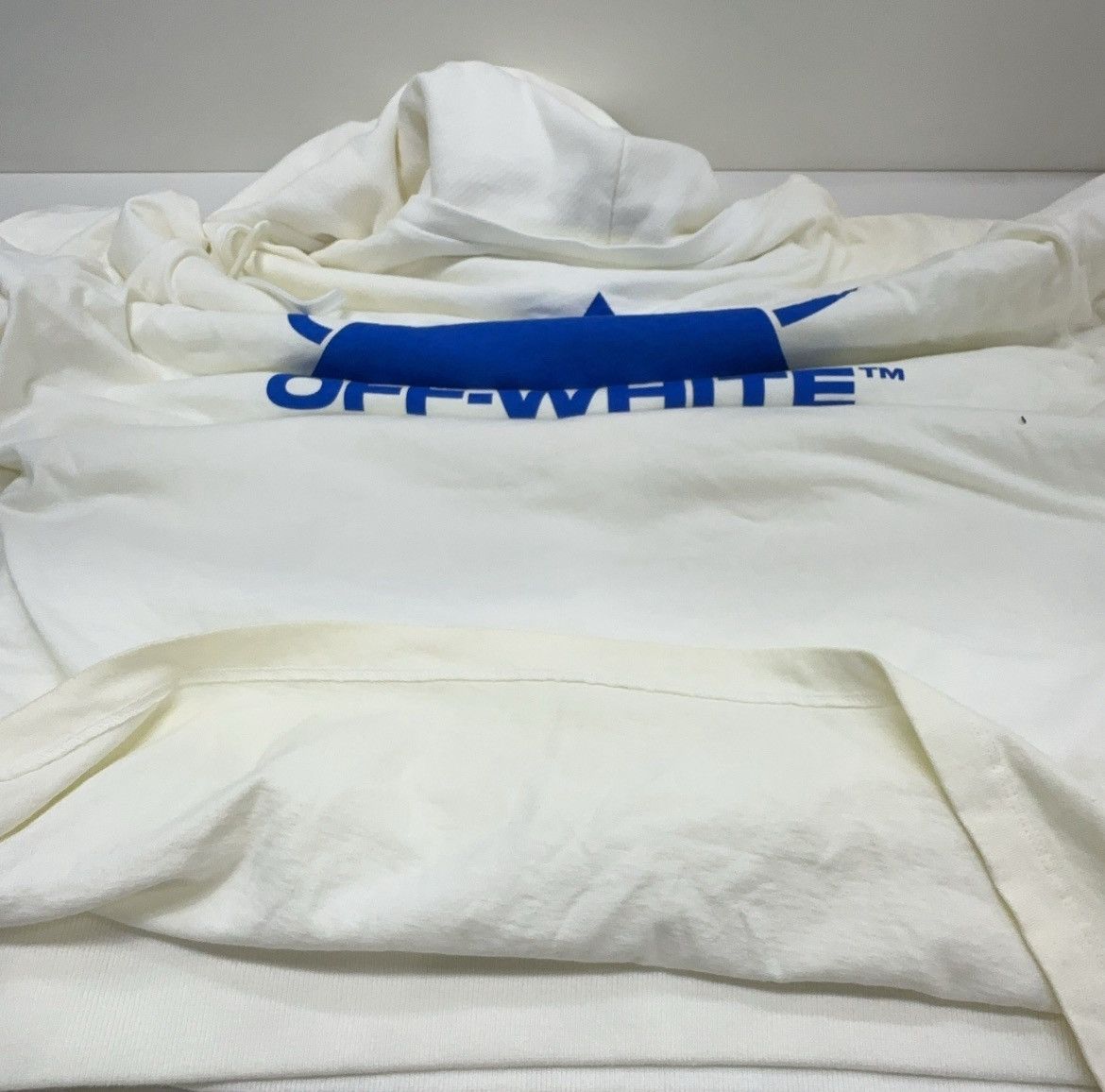 Off-White Off-White Triangle Double Sleeve Hooded Sweatshirt Size US XL / EU 56 / 4 - 9 Thumbnail