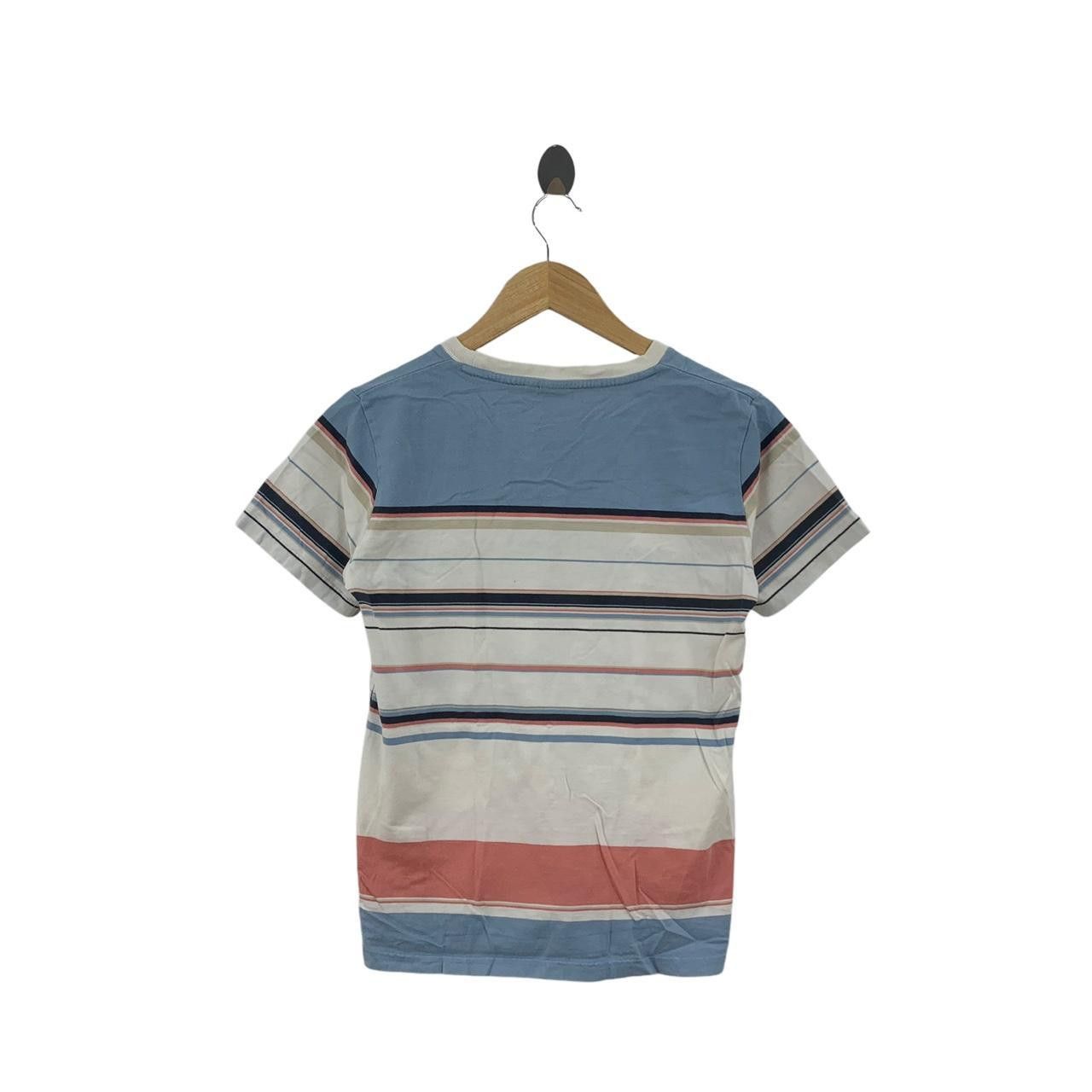 Hang Ten Vintage 90’ HANG TEN HAWAII Striped Foot Logo Tee Shirt Size M / US 6-8 / IT 42-44 - 4 Thumbnail