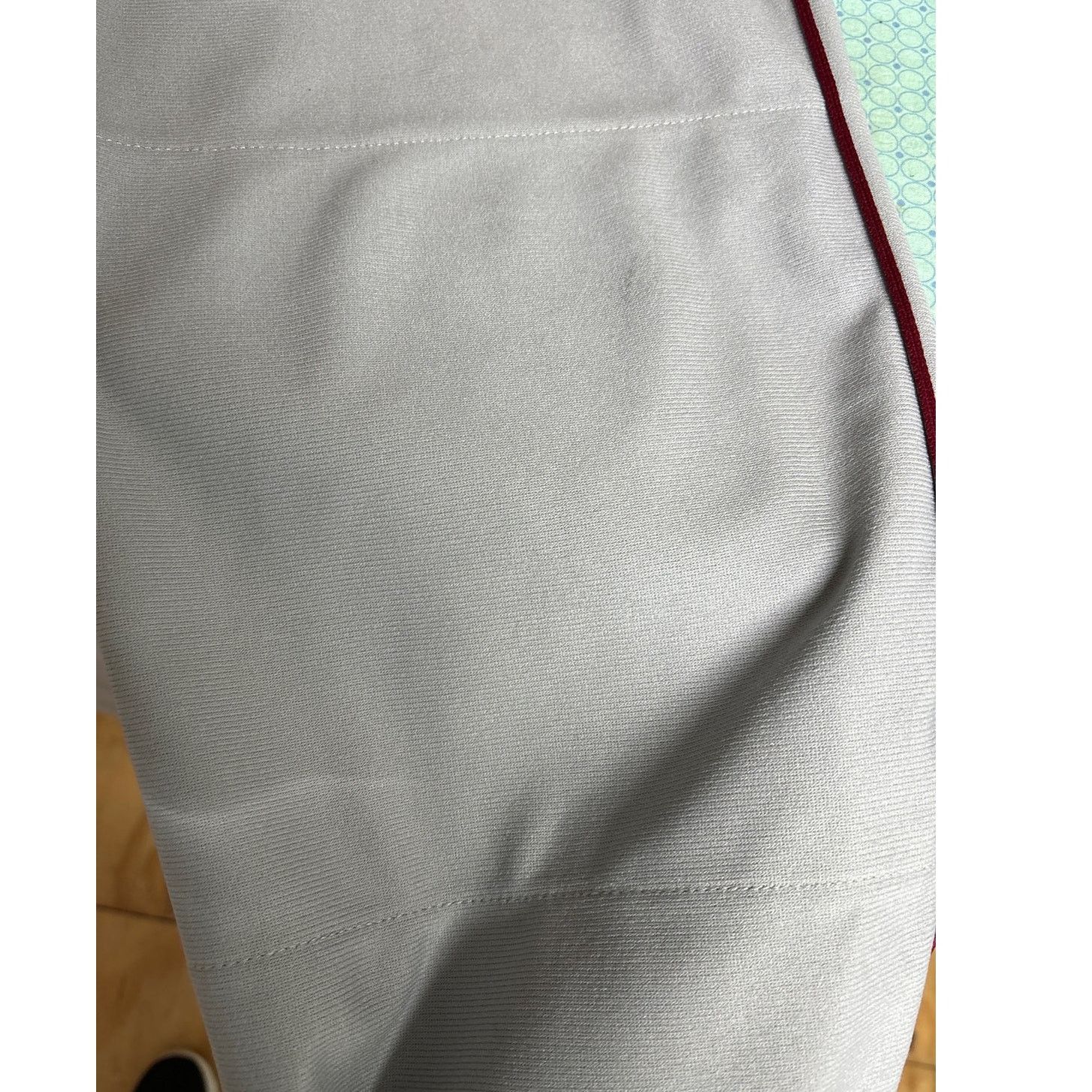 Adidas Adidas Men;s Gray/Maroon 32W X 34L Baseball pants Size US 32 / EU 48 - 5 Thumbnail
