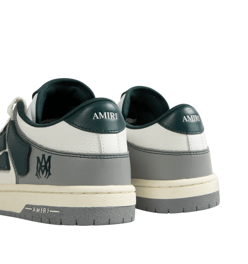 Amiri o1h1sh10525 Varsity Skel Low Top Sneaker in Evergreen Size US 12 / EU 45 - 4 Thumbnail