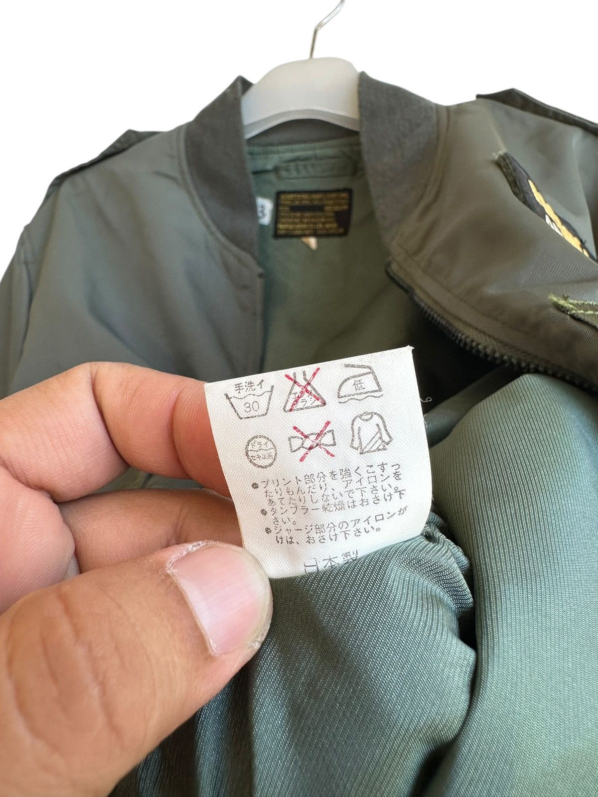 Japanese Brand Vintage Nankai Air Fighter Bomber Jacket Size US L / EU 52-54 / 3 - 8 Thumbnail