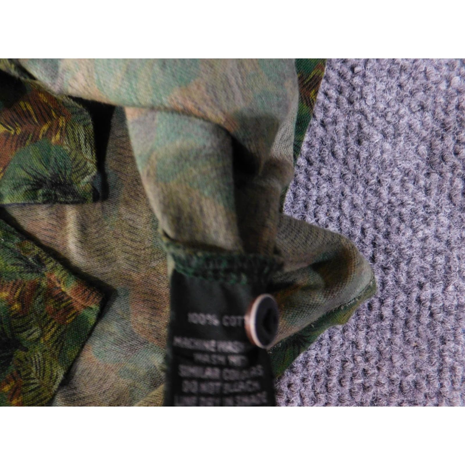 Rodd & Gunn Rodd & Gunn Polo Shirt Mens M Green Sports Fit Tropical Leaf Print Cotton Shirt Size US M / EU 48-50 / 2 - 7 Thumbnail