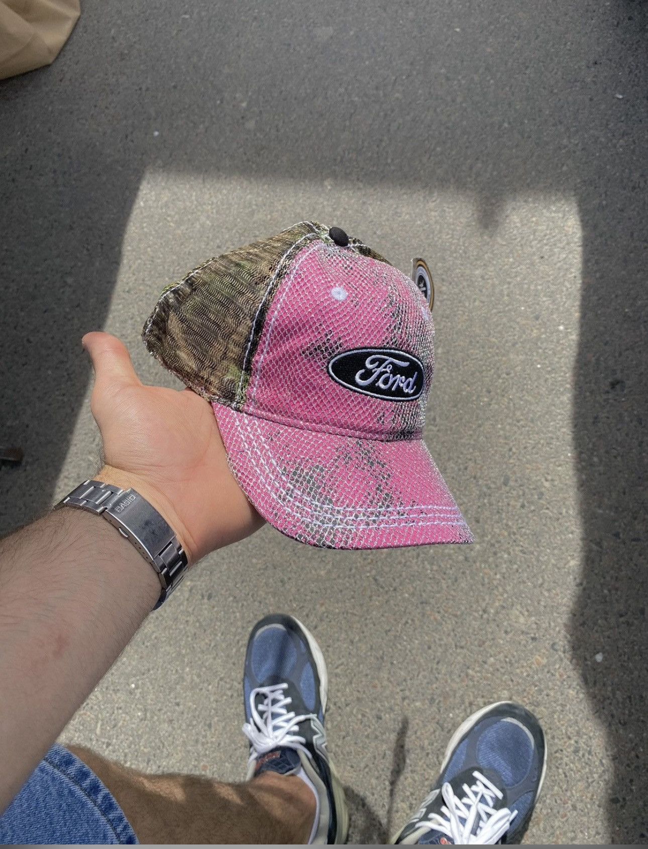 NASCAR × Vintage Vintage NASCAR Ford cap rare Y2K pink racing realtree Size ONE SIZE - 1 Thumbnail
