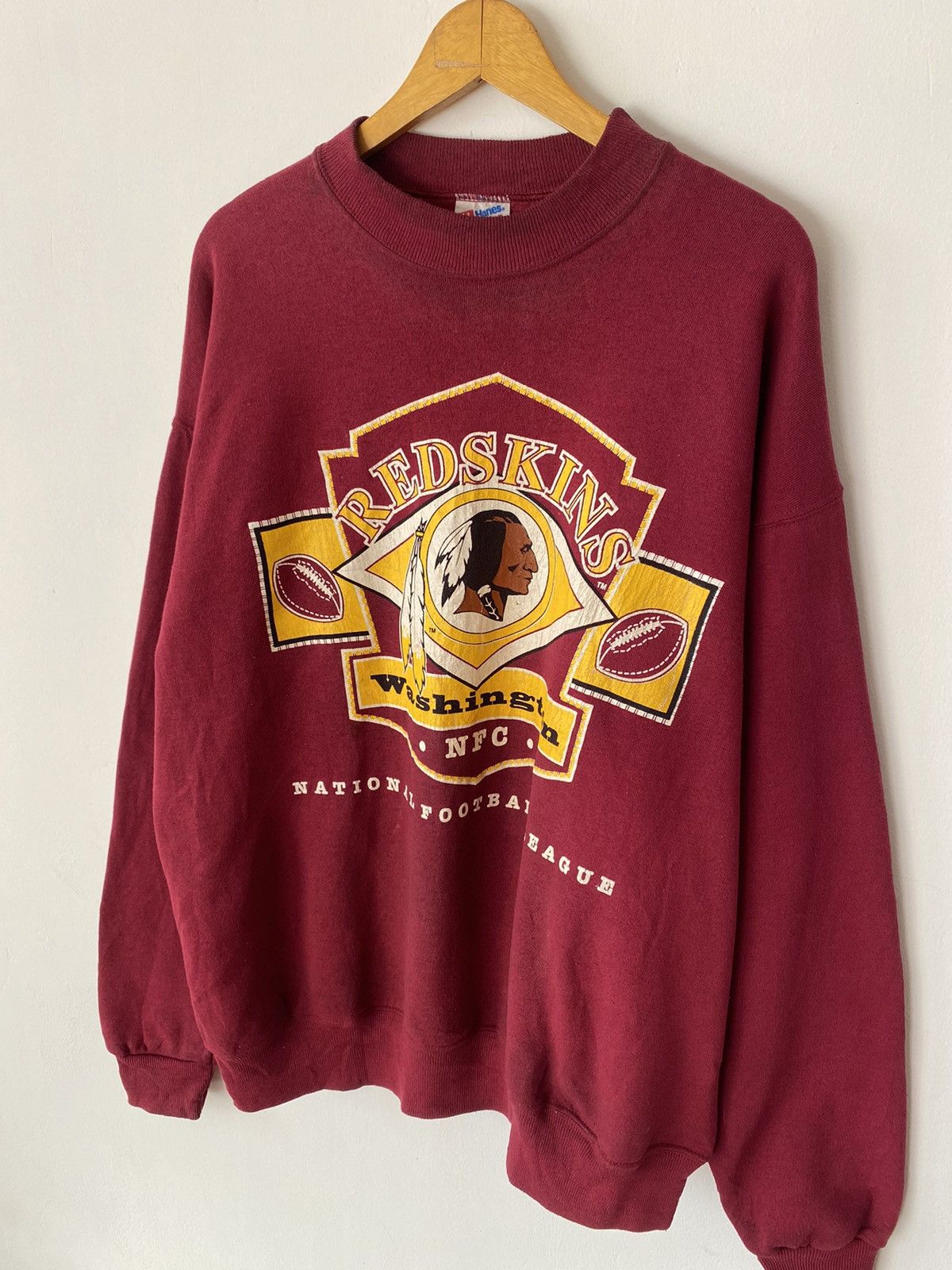 NFL × Vintage Vintage Washington Redskins Crewneck Size US XL / EU 56 / 4 - 2 Thumbnail