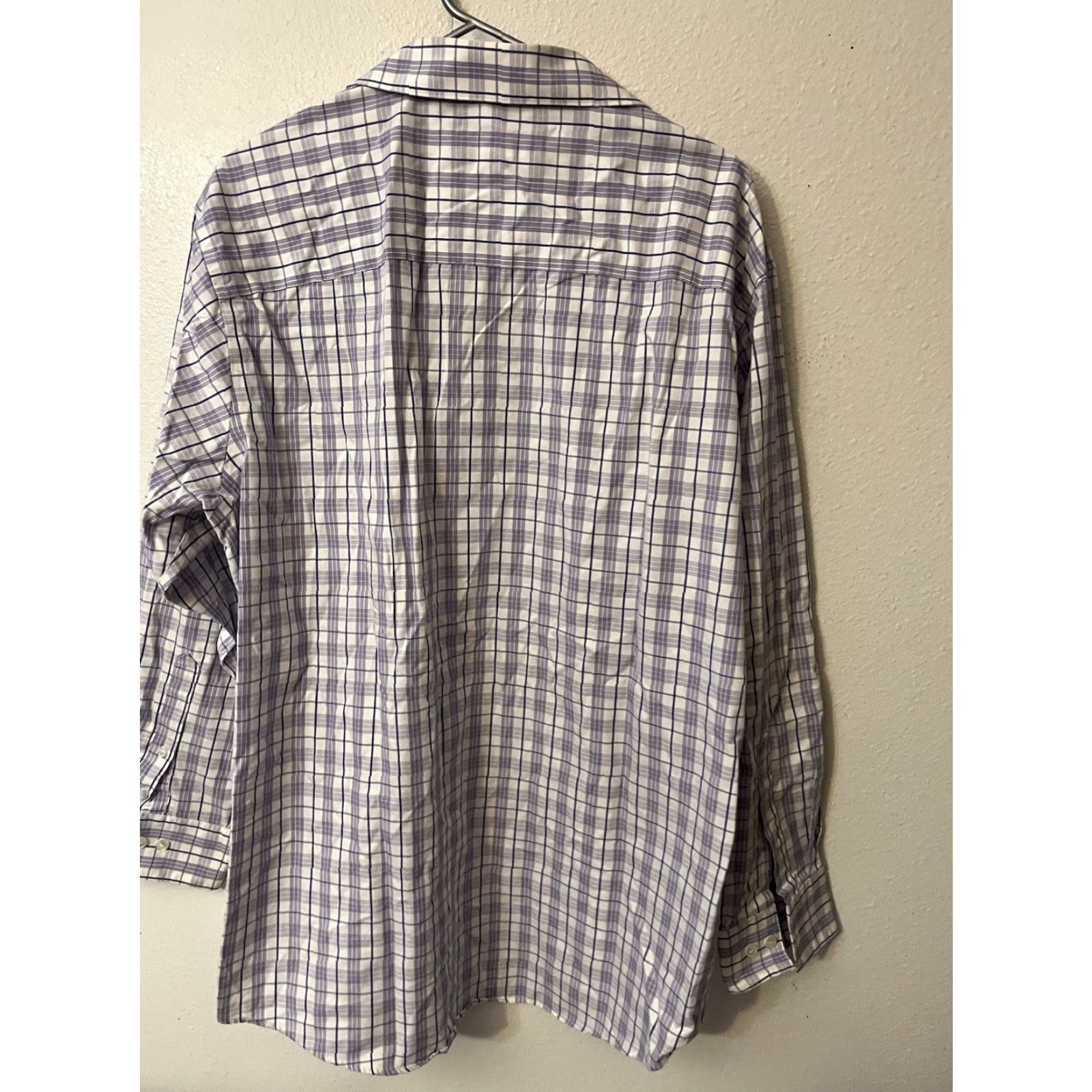 Kenneth Cole VINTAGE Kenneth Cole Reaction Shirt Mens XL Purple Plaid Long Sleeve Button Up Size US XL / EU 56 / 4 - 3 Thumbnail