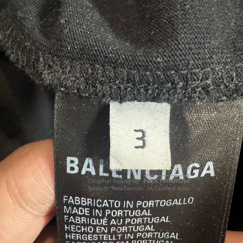 Balenciaga Balenciaga Black loose short-sleeve T-shirt Size US L / EU 52-54 / 3 - 5 Thumbnail