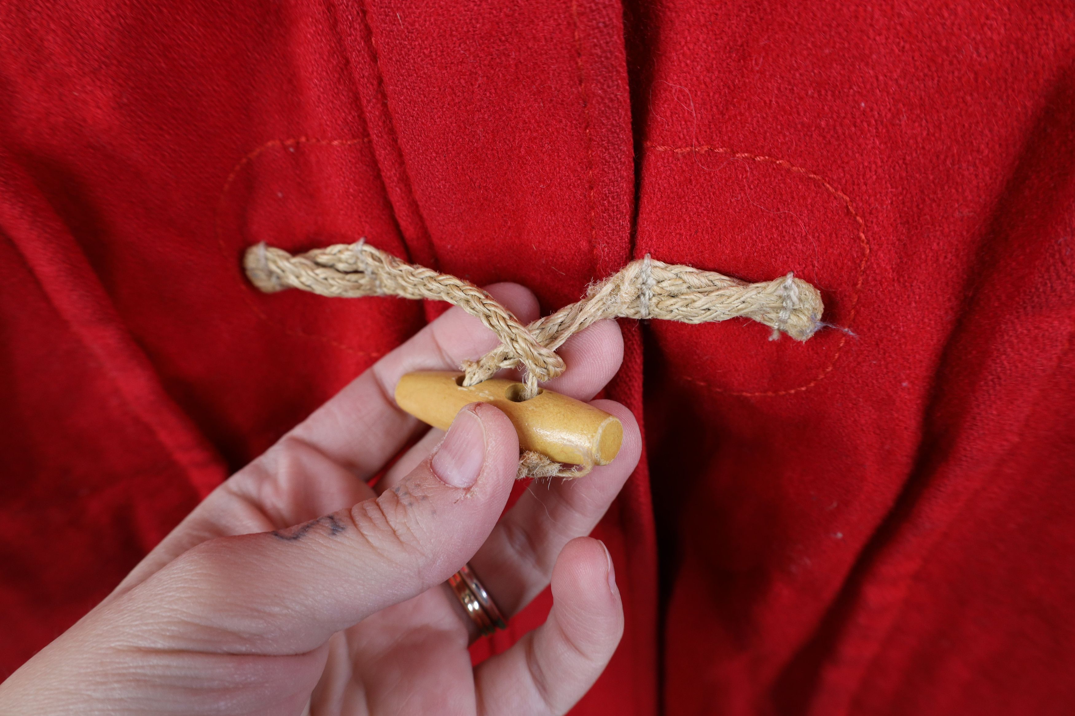 American Eagle Outfitters Vintage 90s Y2K American Eagle Toggle Button Hooded Jacket Size M / US 6-8 / IT 42-44 - 5 Thumbnail