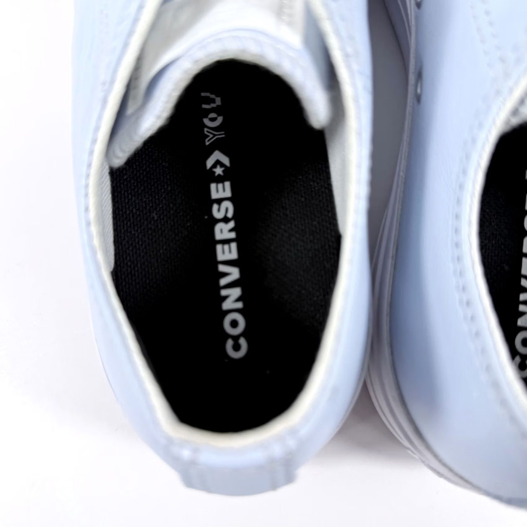 Converse Converse Platform Wedding Sneakers Women Blue/White Leather Low Top - 8, White, Leather, Sneakers, Platform, Wedding, Converse, Women, US8, EU39 Size M / US 6-8 / IT 42-44 - 6 Thumbnail