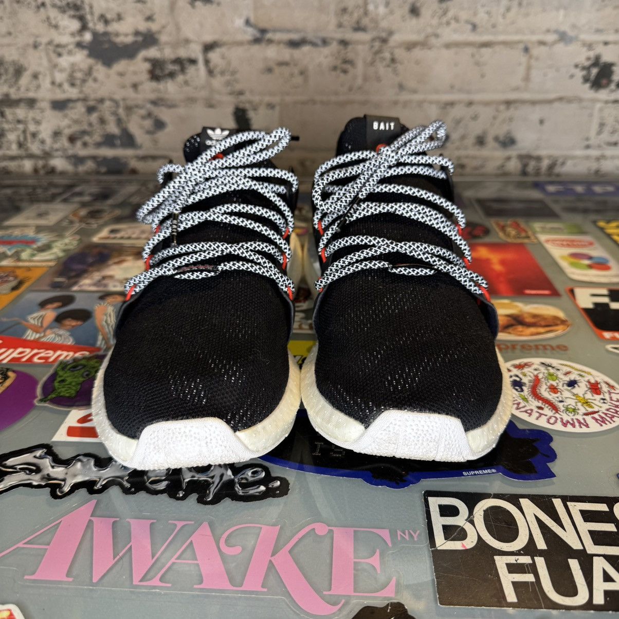 Adidas × Bait Adidas EQT Support Future Bait R&D Black Sz 9 Used Size US 9.5 / EU 42-43 - 4 Thumbnail