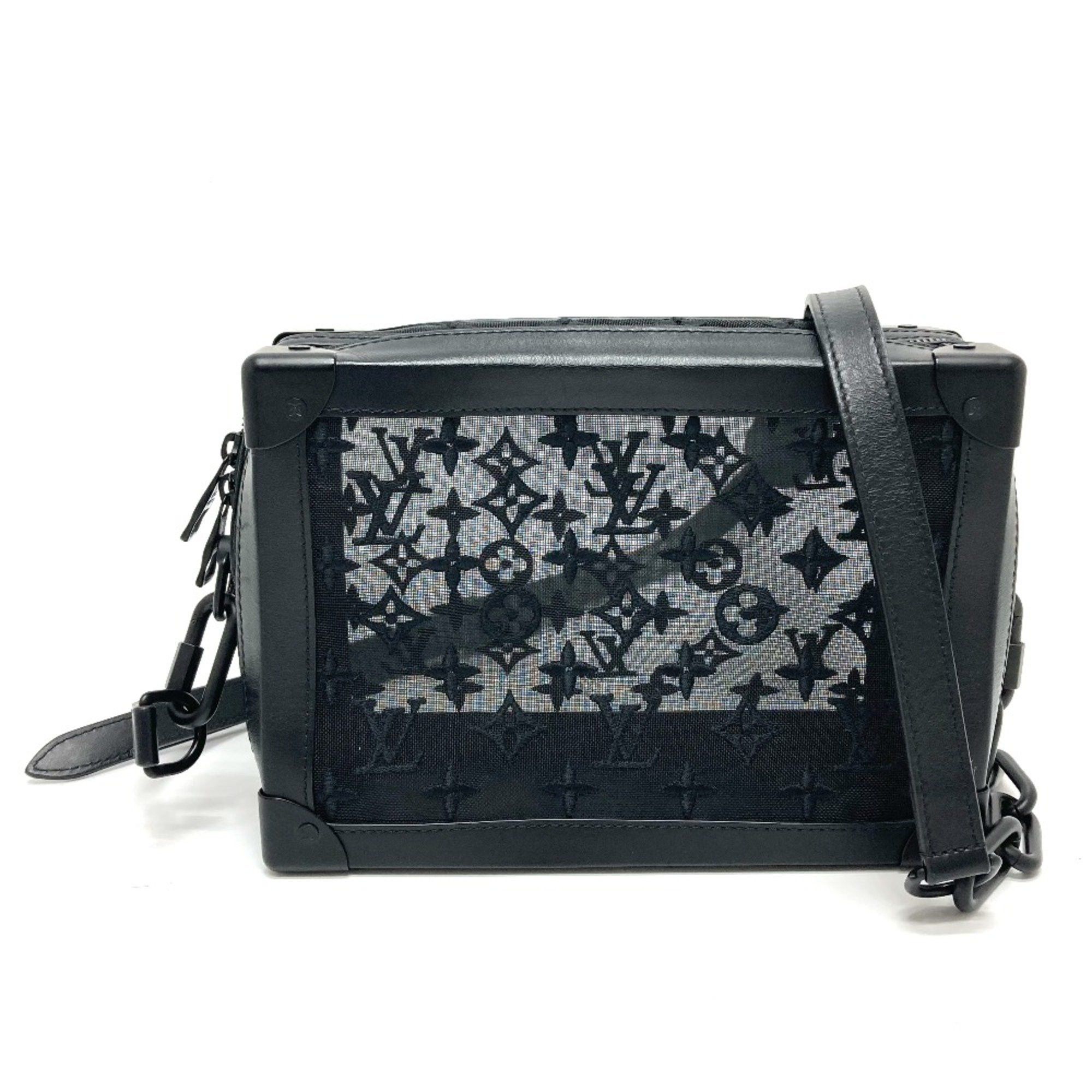 Louis Vuitton Louis Vuitton M53964 Monogram embroidery mesh Bag 2WAY Shoulder Bag Black Size ONE SIZE - 1 Thumbnail