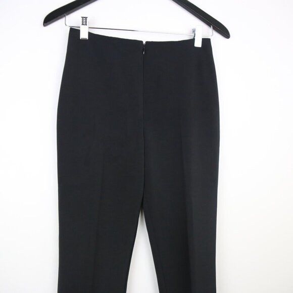Joseph Ribkoff Joseph Ribkoff Crepe Pleated Front Black Dress Pants Size 2 Size 26" / US 2 / IT 38 - 2 Thumbnail
