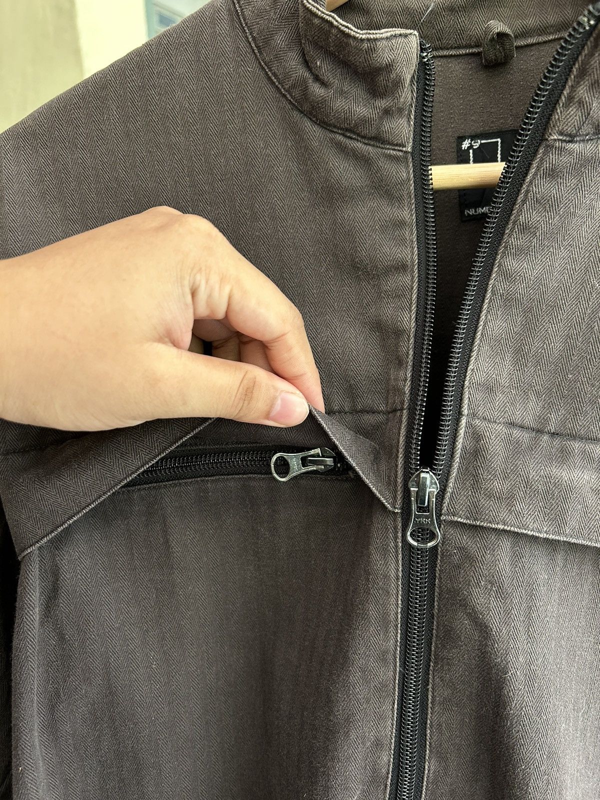 Number (N)ine Number (N)ine Half Zip Jacket Size US M / EU 48-50 / 2 - 7 Thumbnail