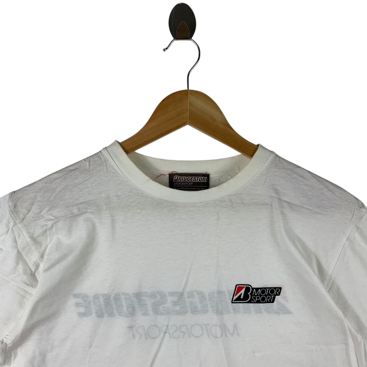 Japanese Brand Vintage BRIDGESTONE motorsport racing tee Size US S / EU 44-46 / 1 - 3 Thumbnail