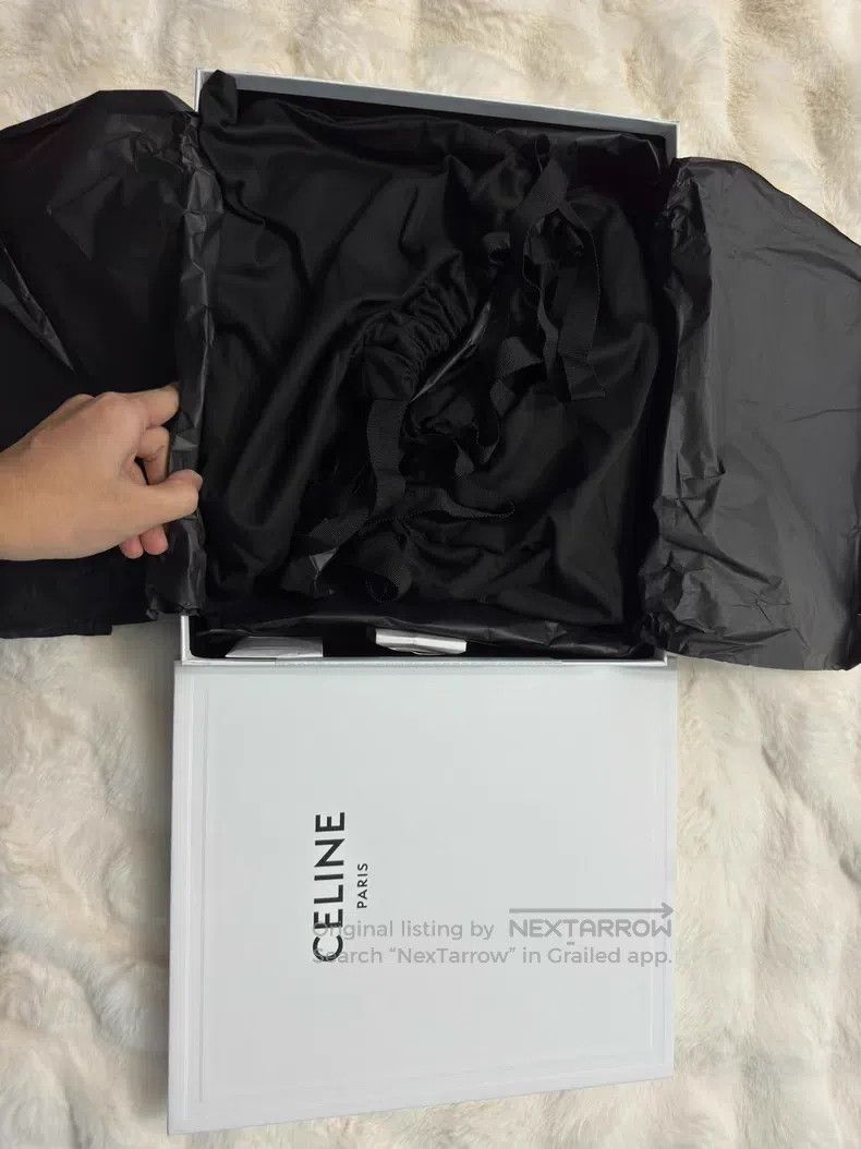 Celine CELINE Black and Red Logo High Top Sneakers Size US 8 / EU 41 - 9 Thumbnail