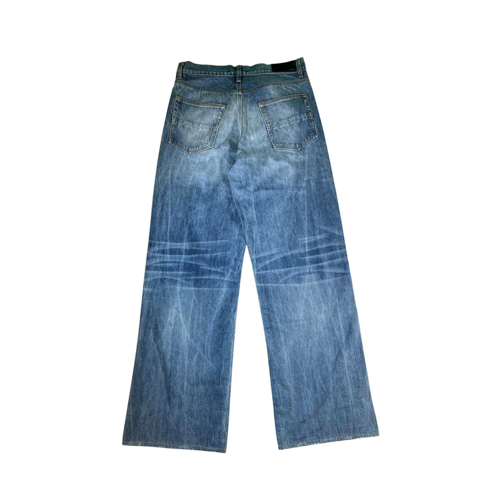 Purple Brand Amiri Straight Leg Denim Light Wash Jeans Size US 32 / EU 48 - 2 Thumbnail