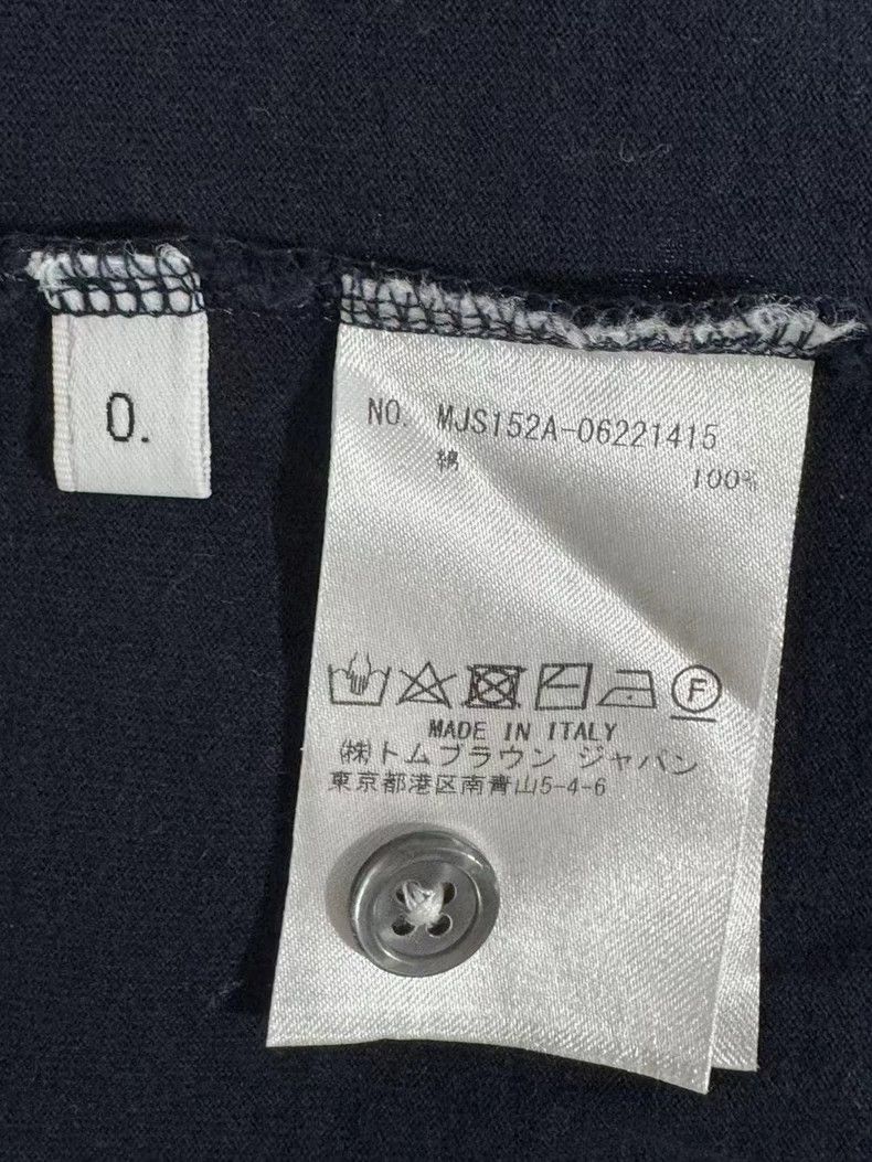 Thom Browne Thom Browne Dark blue four-striped logo short sleeves 2503- Size US XS / EU 42 / 0 - 4 Thumbnail