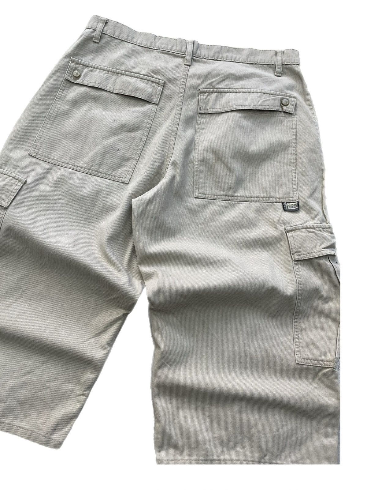 Levi's Levis cargo wide shorts cargo silver tab baggy khakis y2k Size US 33 - 12 Thumbnail
